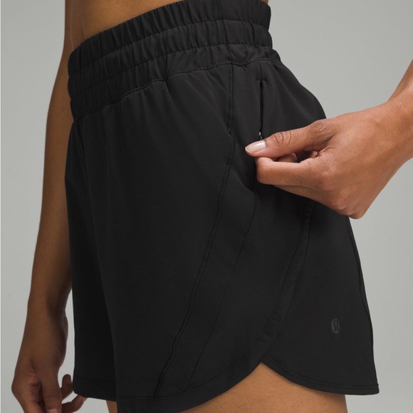 Track That Mid-Rise Lined Short 5" In Black - Picture 9 of 9